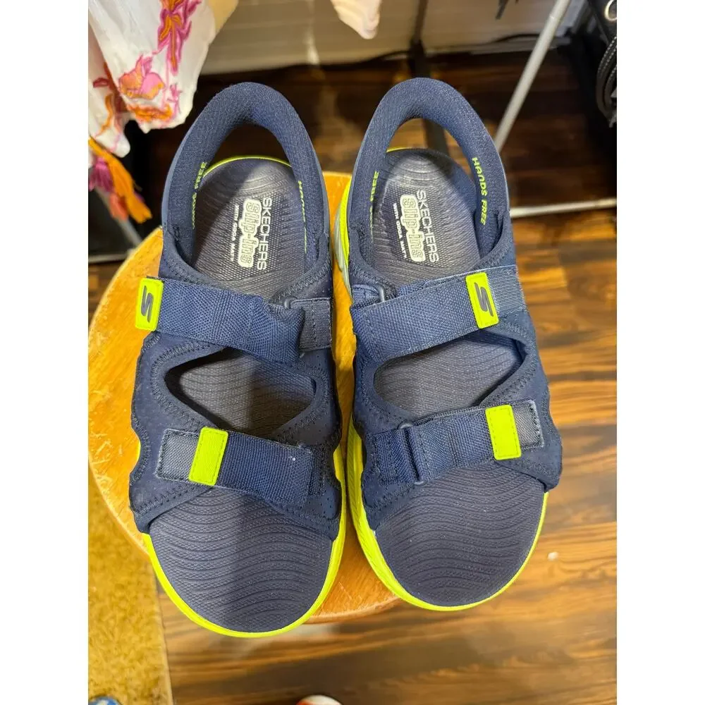Skechers Men’s Slip Ins Max Cushioning Premier 2.0 Sandal Julian Size 7